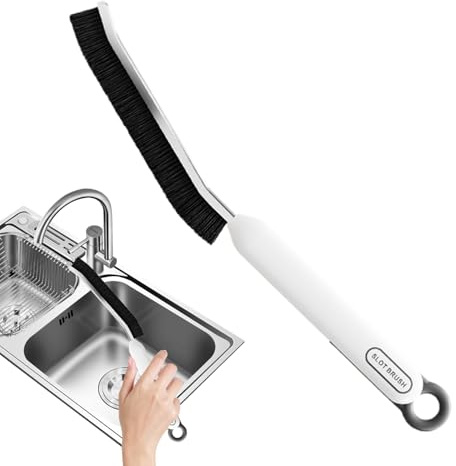 Joint and Crack Cleaner - Professional Reach Brush with Hard Bristles | Multipurpose Tool for Dead Corners, Tile Lines, Bathroom, Kitchen and Hard to Reach Areas