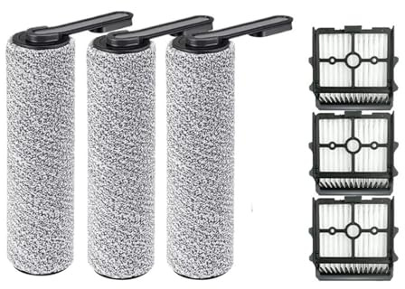 Pezzi Di Ricambio Di Ricambio for Rullo Spazzola E Filtro, Compatibili Con Tineco, Accessori for Aspirapolvere A Umido E A Secco Senza Fili Floor ONE S5 Combo(1set)