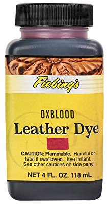 Fiebing's Leather Dye - 4 fluid ounce, Oxblood