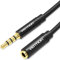 VENTION Cable Audio Alargador Jack 3.5mm Macho a Hembra Extensión 3 Metros, Nylon Trenzado, Conector Chapado en Oro de 24 Quilates, para Auriculares, Televisión, Portátil, PS4, Xbox