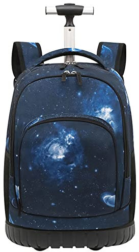 SYDARSYN Trolley Schultasche mit Rollen Rucksäcke für Unisex Jungen Mädchen Studenten Klettern Treppen Schulranzen Kinder Schulrucksack Schultrolley Kinderrucksäcke