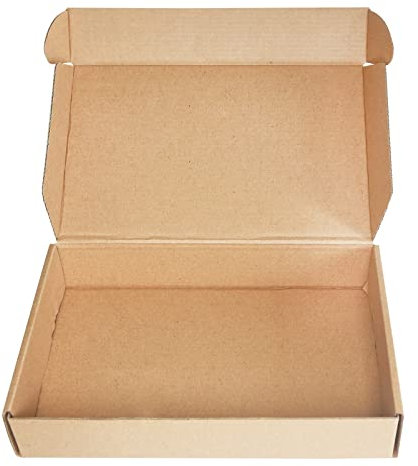 PACK4YA 270×165×50mm Maxibriefkartons kleine Pakete für Versand versandbox Verpackungskartons Versandkartons für die Verpackung päckchen kartonschachteln GLS DHL UPS Geschäft oder Geschenk (20 Stück)