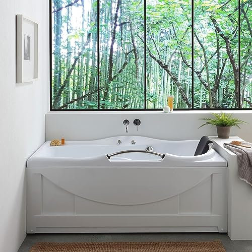 Kiamami Valentina - Bañera de hidromasaje rectangular Diletta derecha