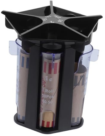 Operitacx Plastischer Münzorganisator Fach- Wiederverwendbarer Münzzähler Für Desktop Vielseitige Aufbewahrung Und Einfache Sortierung Von Münzen Für Zuhause Und Büro