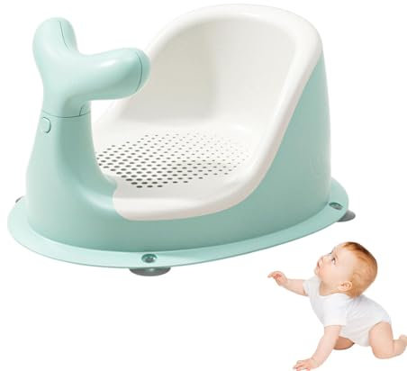 Sitzender Badewannensitz für Babys,Badewannensitz für Babys,Abnehmbarer Duschstuhl - Rutschfester Baby-Badesitz, abnehmbarer -Badewannensitz für Kinder im Alter von 0–24 Monaten
