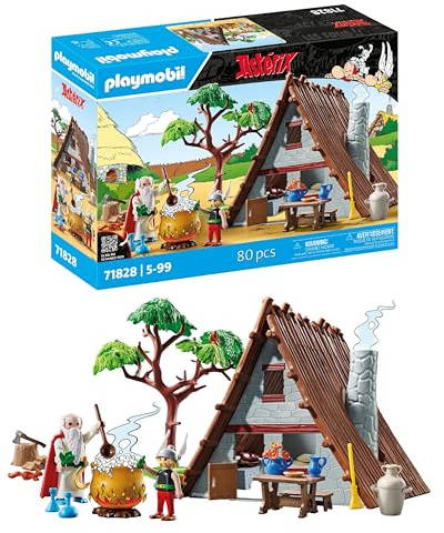 Playmobil | Asterix | La Maison d'Astérix | Jeu Astérix | Astérix et Obélix | Jouet d’Aventure pour Enfants de 5 Ans et Plus | 71828