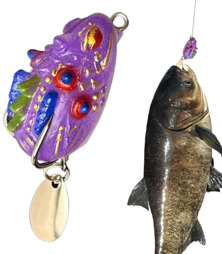 Grodliknande Fiskeagn,och realistiska beten | Abborre Gös Gädda Mal Fiske | för Utomhus Bruk i Sjöar Älvar Och Hav