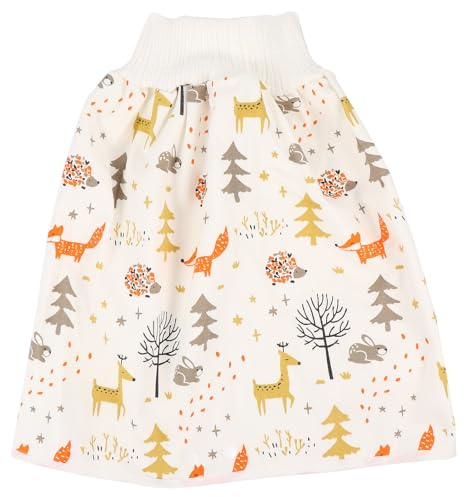 Abaodam Pantalones de Pañal Impermeables para Bebés Falda, Algodón Puro, Cintura Alta y Elasticidad Cómoda para Actividades al Aire Libre y Fotos de Ñiño