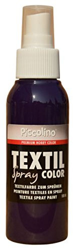 PICCOLINO Textil Spray - Textilsprühfarbe 100ml Violett - Textilfarbe zum Sprühen/Sprayen