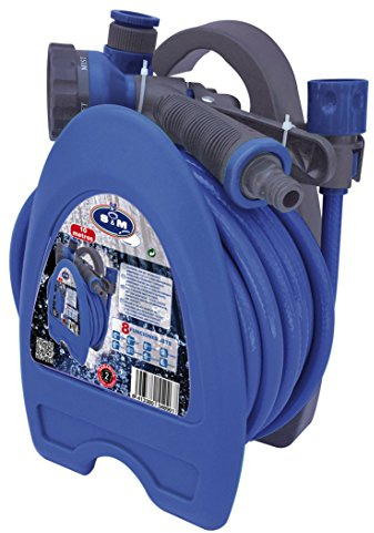 S&M 552267 - Kit Manguera, Accesorios y Soporte, 14 x 17 x 27.5 cm, Color Azul