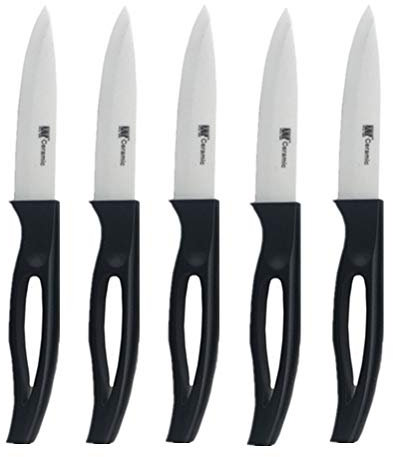 GAOGAO Kitchen Bar Ceramic Steak Knife Super Sharp Knifes 6pcs