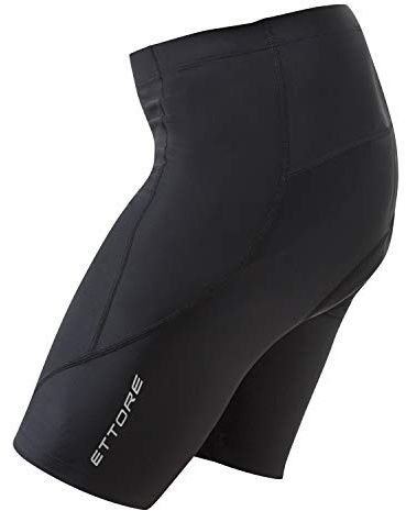 Ettore Mens Gel Padded Cycling Shorts Road Bike Breathable Quick Dry Bicycle - Arrow - S Black