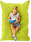 Green Bean Sitzsack 120x160cm 270Liter Kinder & Erwachsene Bean Bag EPS Perlen Füllung Riesensitzsack Groß Draußen Outdoor Liegekissen Waschbar Wetterfest Lounge Chair Sitzkissen Bodenkissen Hellgrün