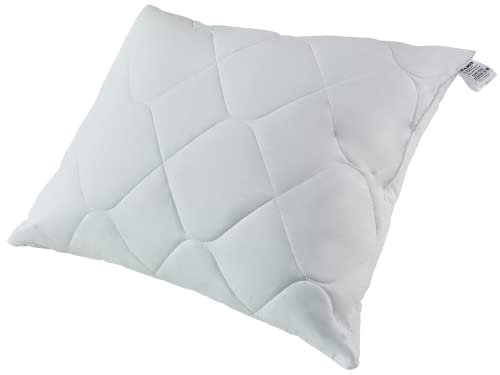 All4All Schlafkissen Happy Kopfkissen 70x80 Steppkissen Bettkissen Kissen Weiß Polyester waschbar 95