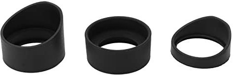 Zunate 3pcs 33mm Mikroskop Okular Augenmuscheln Augenschutz Weichgummi 32-35mm Okularabdeckungen Augenschutz für SW SM ZM Mikroskop