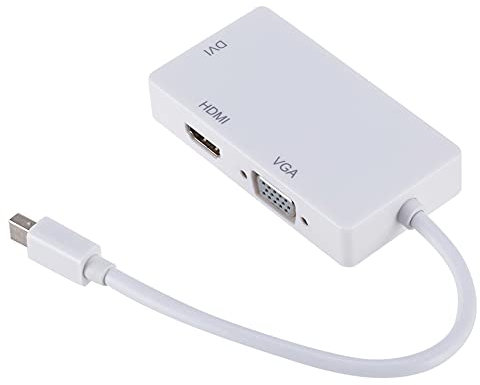 TECKEEN 3 IN 1 Display Port Converter Maschio 20Pin Ingresso HDMI/VGA/DVI Adattatore Thunderbolt DP a HDMI