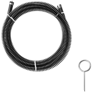 Rörrengöringsspiral för elektrisk rörrengöringsmaskin, förlänger 3 meter, diameter 12 mm, förlängningskontakt lämplig för 10 mm/12 mm/16 mm dräneringsspiral