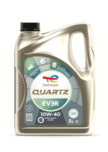 TotalEnergies Quartz EV3R 10W-40, Huile moteur essence et Diesel, 5 litres