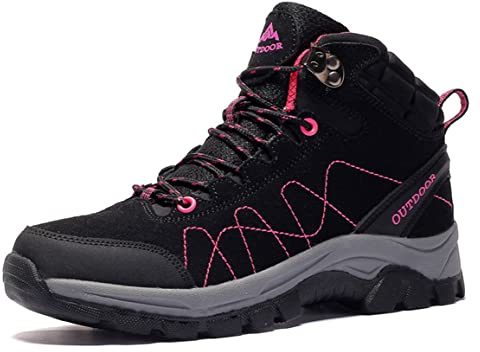 Zapatos De Senderismo para Mujer Botines Impermeables Antideslizantes Al Aire Libre Zapatillas Ligeras De Trekking