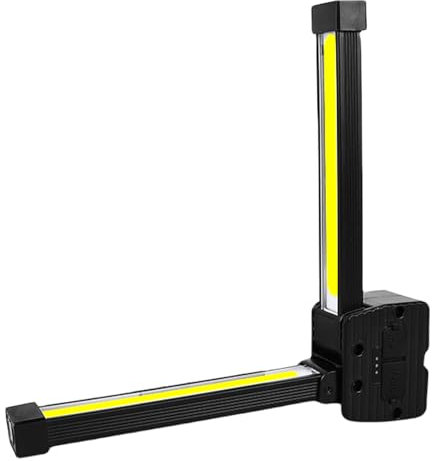 Arbeitsleuchte LED Akku Werkstattlampe USB Aufladbar mit Magnet und Haken, Taschenlampe Werkstatt Handlampe COB Arbeitslampe für Werkstatt Auto KFZ Camping, Geschenke für Männer