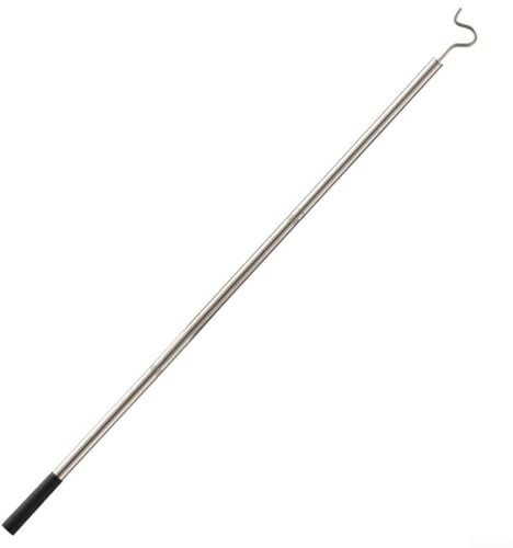 Barra de armario de tubo roscado para una experiencia de colgar ropa fiable y estable (1 unidad)