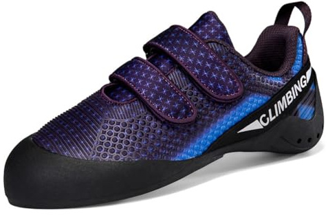 ZHENSI Chaussures d'escalade Légères pour l'escalade Sportive Et Le Bloc pour Enfants Hommes Et Femmes,Bleu,42 EU