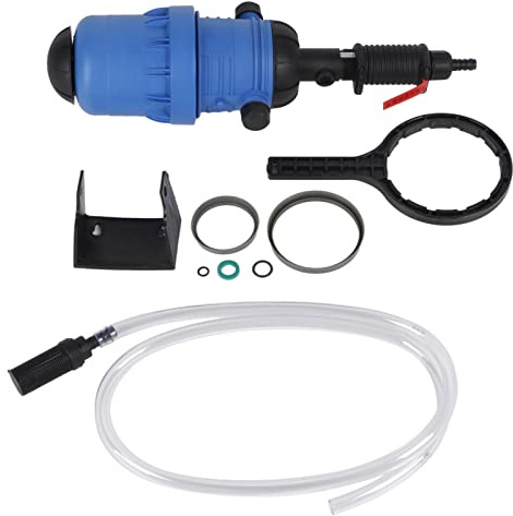 MDKSOUITY Iniettore di Fertilizzante da Giardino, Pompa dosatrice ad Acqua, Miscelatore Chimico Multiuso per Bestiame da Giardino Industriale, Guscio in plastica con anticorpo, dosaggio