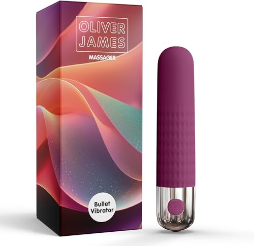 Oliver James Bullet Vibratore - Discreto e Tascabile, 10 Modalità
