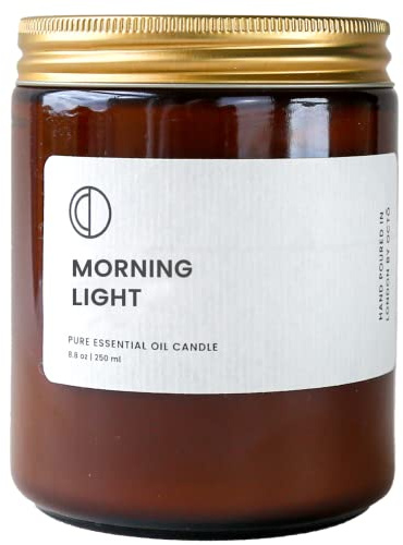 OCTŌ Morning light Neroli, Limette & Basilikum| Duftkerze mit sojawachs und naturreinen ätherischen ölen 250ml