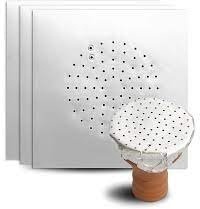 Glamified Hookah Aluminium Foil with Hole for Water Smoking Pipe Narguile Shisha Bowl Accessories 50 Pcs/Pack 0.02Mm Hookah Accessories