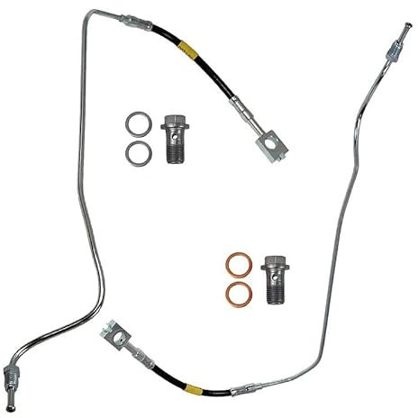2x Bremsschlauch HINTEN LINKS UND RECHTS