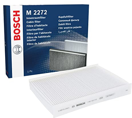 Bosch M2272 Standard Cabin Filter, Replacement Filter - Filters Pollen and Dust for Cleaner Air Inside the Vehicle