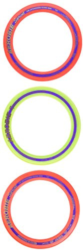 Aerobie Sprint Flying Ring, 10 Diameter, Assorted Colors, Set of 3