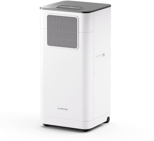 KLARSTEIN Aire Acondicionado Portátil con Tubo, 7000 BTU, 3 en 1: Refrigeración, Deshumidificación y Ventilador, Control Inteligente vía App, R290, Clase A, Silencioso, para Habitaciones hasta 25 m²