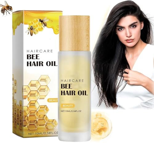 Olio per capelli al miele per accelerare la crescita naturale dei capelli, siero per capelli e cuoio capelluto, forte idratazione e levigatura (10 ml, 1 pezzo)