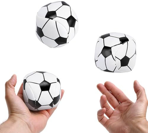 NHQZ NHQ Jonglierbälle 3er Set,Jonglierbälle Kinder,Jonglierbälle Erwachsene,50mm Jonglierball mit Nachhaltiger Vogelhirse,Wasserabweisendes Kunstleder,Ideal für Kinder & Anfänger