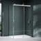 Mai & Mai Eckdusche 100x120 cm Duschkabine Sicherheitsglas 8mm ESG beidseitige NANO-Beschichtung Schiebetür Dusche R-17