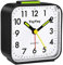 YsyYey Silent Analog Alarm Clock, Vintage Design with Ascending Beep, Snooze & Night Light, Battery Powered Compact Travel Clock for Bedside, Desk, No Ticking for Light Sleeper