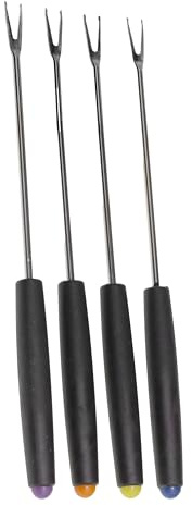 Juego de 4 tenedores de fondue compatibles con/repuesto para fondue culinaria Fritel 2FG010 FG2980 2970
