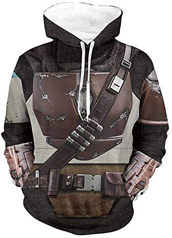 CHLOBLOM Hot TV Serie Hoodie Cosplay Kostüm Pullover Sweatshirt Reißverschluss Jacke, Braun, Medium
