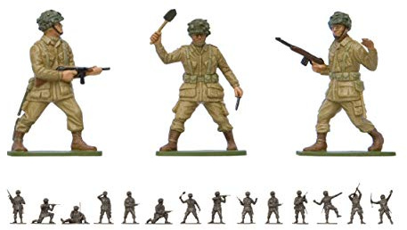 Airfix Set di figure modello A02711V Paracadutisti statunitensi della Seconda Guerra Mondiale, Accessori per kit di costruzione di modelli, kit di modelli in plastica per adulti e bambini 8+