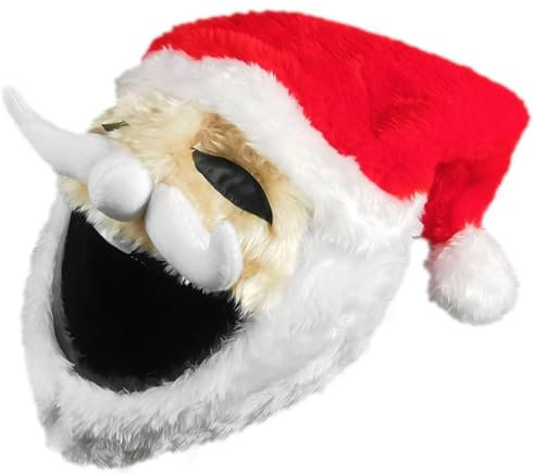 FunnyRiders Motorradhelm Überzug Plüsch Helmüberzug Motorrad - Lustig Motorrad Helm Überzug - Helmüberzug Motorradhelm - Hochwertiger Stoff-Cover Helm Deko