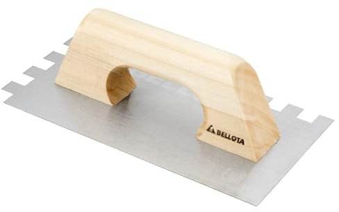 Bellota 5873-15 - Llana para cola con dentado 15x15 mm, mango de madera y Hoja de Acero