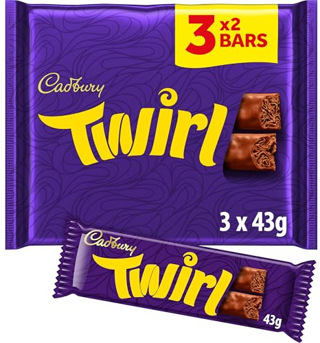 Cadbury Twirl Chocolate Bar 129 Gr