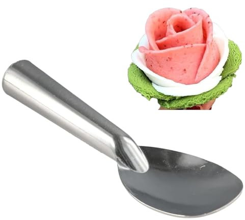 1 paletta per gelato in lega di alluminio, perfetta per servire cibi surgelati, facile da pulire, per gelato, biscotti, sorbetto, mandorle