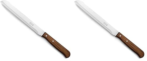 Arcos Serie Latina, Cuchillo Panadero, Hoja serrada de 170mm, Mango Madera (Paquete de 2)