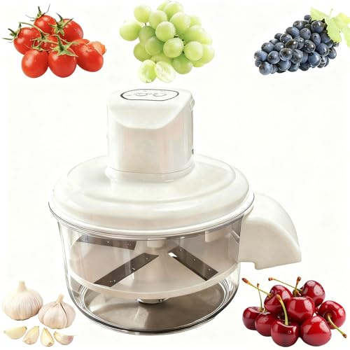 Fogun Automatic Electric Fruit Peeler Machine Rechargeable with Stainless Steel for Grape Garlic Tomato Home Use