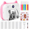 Camara Fotos Infantil Instantanea, 2.4 HD 1080P Cámara para Niños con Tarjeta SD de 32GB,Bolígrafos de Colores y Papel de Impresión,Regalos Juguete