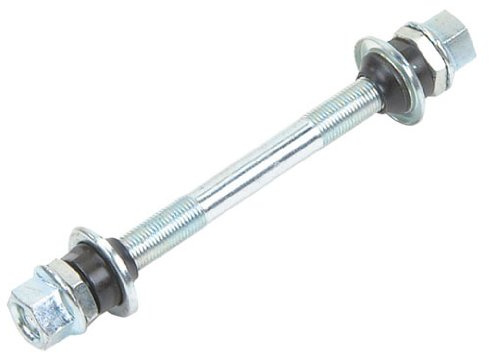 Alta Bike Front Hub Axle 3/8 x 140mm Long, Multiple Colors (Chrome)
