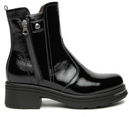 Nero Giardini I514868D Bottines Femme en Vernis - Noir 38 EU